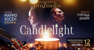 Илјадници свеќи на сцената на Филхармонија за „Candlelight“