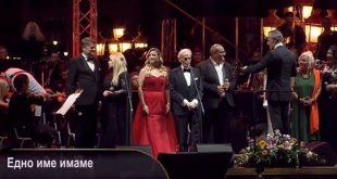 Видео | Хозе Карерас со македонските ѕвезди  ја отпеа „Едно име имаме“